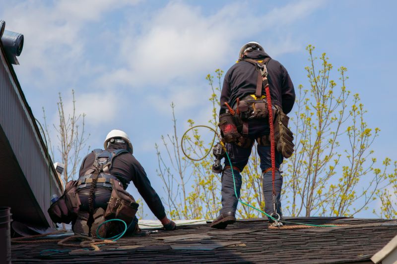 Roofing Crew in Summer